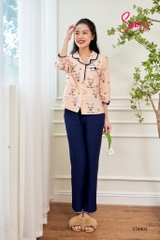 Bộ Sunfly LINEN QD tay lỡ St 8903