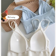 áo bra cotton đệm liền 831