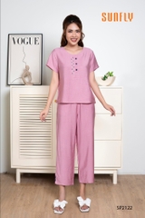 Bộ sun fly, LINNE , Tay cộc, quần lỡ -Sp2122