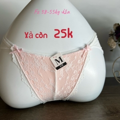 Quần chip cotton pha ren S78