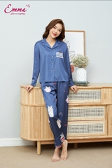 Bộ Emma lụa QD áo dài ETLU.22.14