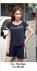 Bộ sun fly  COTTON , cộc tay,quần đùi- SS5716