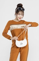 Bộ Sunfly thể thao da cá áo dài q.dài SS5779