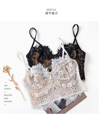 Áo bra croptop ren có gọng 1648