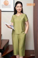 Bộ Sunfly LINNE quần ngố SP2124
