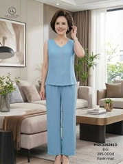 Bộ đũi áo sát nách cổ tim QD -gk26241