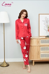 Bộ Emma lụa QD áo dài ETLU.22.14