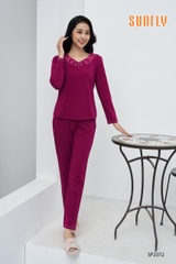 Bộ sun fly cotton QD ,dài tay SP2072