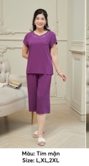 Bộ Lanh thái áo cộc quần sớ -SP2177