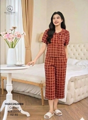 Bộ cotton áo tay cộc ,QL -gk26246