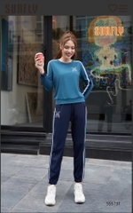 Bộ Sunfly cafe thể thao QD, tay dài SS5731