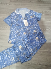 Bộ GK lụa  tay cộc .Qdài  - gk 83