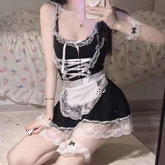 Váy ngủ hầu gái kèm bờm  8163