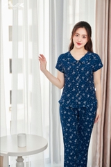 bộ thô karoll quần dài áo cộc NH23.003
