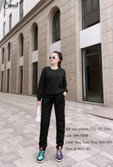 Bộ SWEET Thu đông nỉ DIO- mẫu F22-501