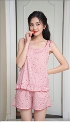 Bộ sun fly quần đùi áo 2 dây ST8992