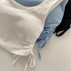 Áo phông croptop kèm mút 052