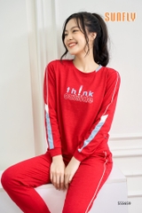 Bộ Sunfly  cotton quần dài SS5659