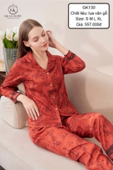 Bộ Gk lụa  gấm  QD,cộc tay gk 130