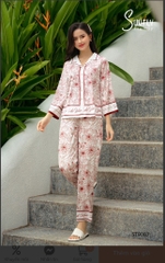 Bộ sunfly Lụa hoa  -QD tay lỡ -ST9087