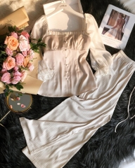 Bộ lytrendy lụa be BN215-28.09