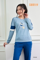 Bộ thể thao Sunfly  quần dài áo dài SS5658
