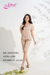 Bộ Lụa SSCRET quàn ngố áo cộc SXH231901