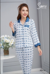 Bộ sunfly Lụa gấm  -QD tay lỡ -ST9110
