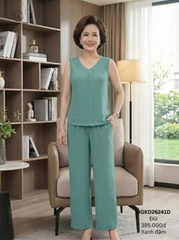 Bộ đũi áo sát nách cổ tim QD -gk26241