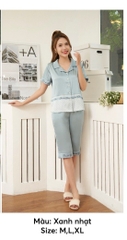 Bộ sun fly Lụa ,QL áo tay cộc -ST9158