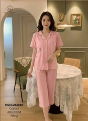 Bộ cotton áo tay cộc ,QL -gk26261
