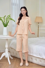 Bộ Sunfly pizama kẻ caro QN - ST9349