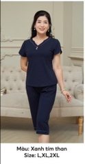 Bộ cotton áo cộc quần ngố-sp2176
