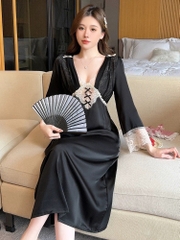 Váy lụa dáng dài 533