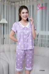 Bộ Sun fly ,lụa quần ngố ST9006