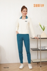 Bộ Sunfly thể thao tổ ong  QD áo dài tay SS 5728