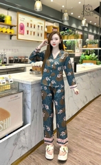 Bộ GK áo dài q.dài lá cỏ GK132