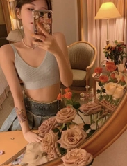 áo bra cotton đệm liền 831