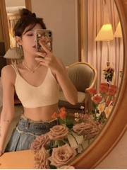 áo bra cotton đệm liền 831