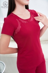 Bộ GK cotton tay cộc QD - GK25164