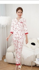 Bộ sun fly lụa QD,áo tay lỡ  ST9074