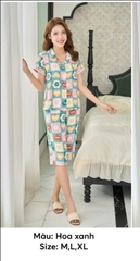 Bộ sun fly Lanh họa tiết ,QL- ST9172