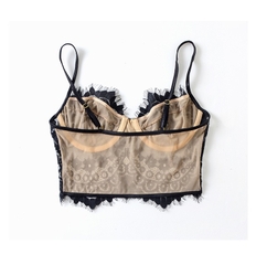 Áo bra croptop ren có gọng 1648