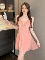 Váy nhung 2 dây 3321
