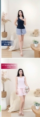 Bộ Cottonphakate , áo sát nách,  Q soóc ST9379