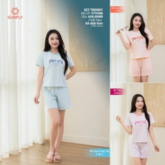 Bộ Sunfly cotton kẻ - ST9388