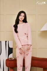 Bộ karoll thu đông, cotton,Thỏ - DK 02.23