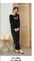 Bộ Sun fly , COTTON  thu đông- ST9111