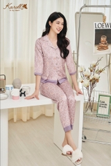 Bộ Karol  Thu Lụa  quần dài áo tay dài NH 22.062