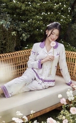 Bộ Sunfly lụa satin taydài  q.dài ST 9221